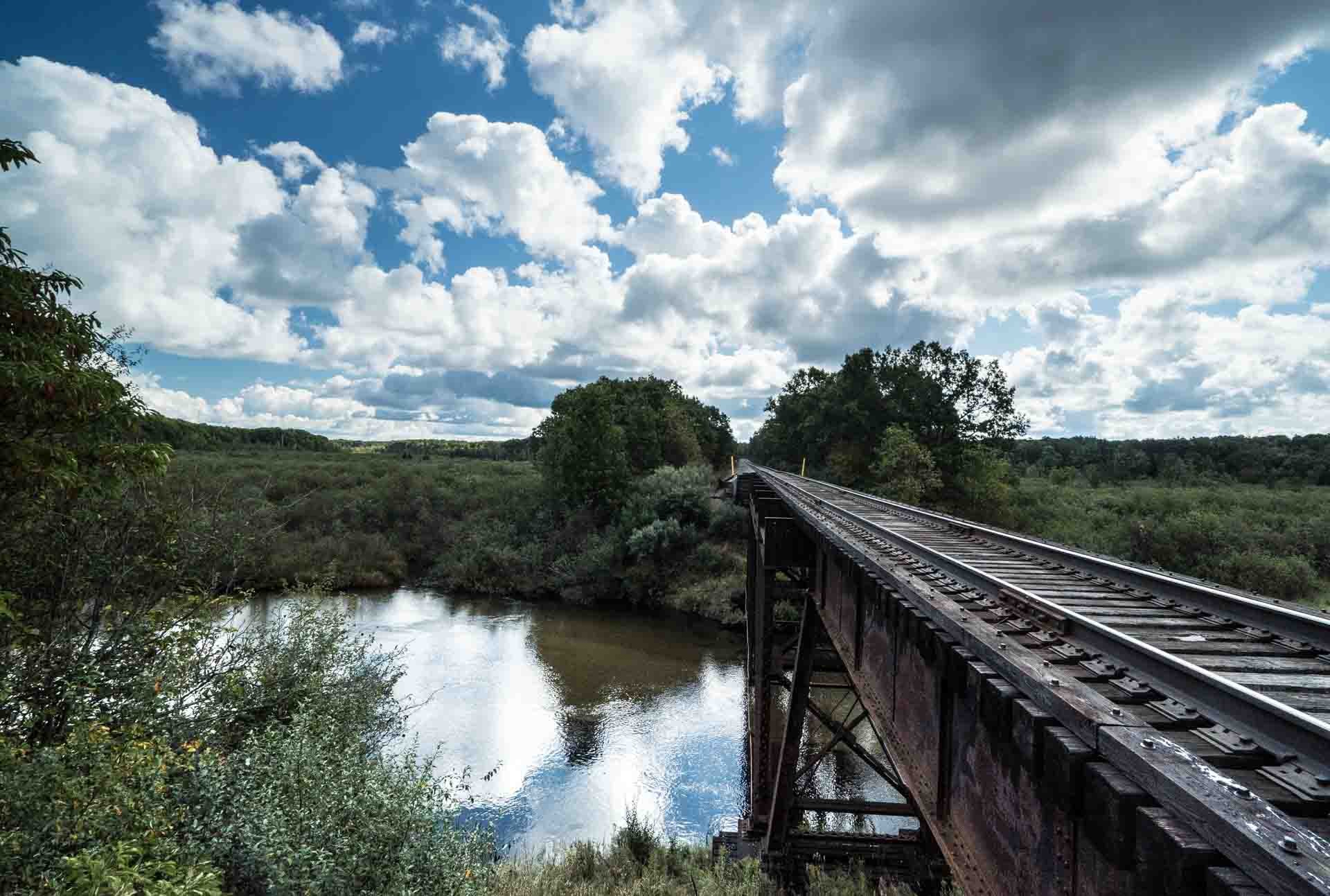 Stronach Rail Bridge - Manistee County Tourism - Manistee, Michigan